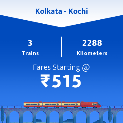 Kolkata To Kochi Trains